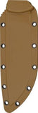 ESEE Model 6 Coyote Brown Molded Zytel No Clip Fixed Blade Knife Sheath 60CB