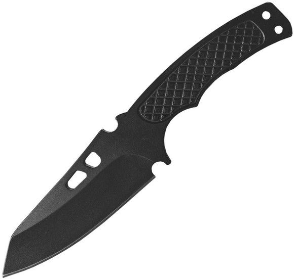 ABKT Tac Recon Ops Neck Black 8Cr13MoV Stainless Steel Fixed Blade Knife 017