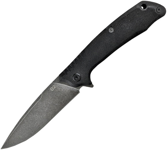 ABKT TAC Predator Linerlock Black G10 Folding D2 Steel Pocket Knife 026BL