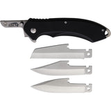 ABKT TAC Switch Linerlock Black G10 Folding Stainless Steel Pocket Knife 1032B