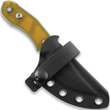AuCon Fanglet PEI Ultem G10 CPM-MagnaCut Fixed Blade Knife w/ Sheath N100302