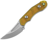 AuCon Fanglet PEI Ultem G10 CPM-MagnaCut Fixed Blade Knife w/ Sheath N100302