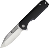 Ameight Knives Preyert II Framelock Black Titanium Folding Bohler M390 Pocket Knife 006WBK