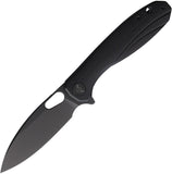 Ameight Knives Eymor Linerlock Black G10 Folding 14C28N Pocket Knife 505BK