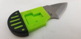Al Mar Stinger Green D2 Steel Fixed Blade Keyring Knife w/ Sheath 1001BKGBL