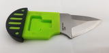 Al Mar Stinger Green D2 Steel Fixed Blade Keyring Knife w/ Sheath 1001BKG