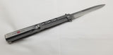 Al Mar Slimline Quicksilver Framelock Titanium Stiletto Folding Knife 4046