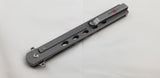 Al Mar Slimline Quicksilver Framelock Titanium Stiletto Folding Knife 4046