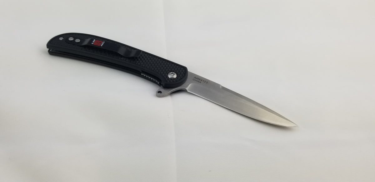 Al Mar Ultralight Hawk Linerlock Black FRN Folding 8Cr13MoV Pocket Kni ...