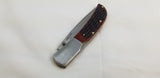 Al Mar Eagle Lockback Honey Jigged Bone Brown Folding AUS-8 Pocket Knife 7006