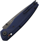 Acta Non Verba Knives A100 A-Lock Blue GRN Folding Elmax Pocket Knife 100017