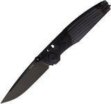 Acta Non Verba Knives A100 A-Lock Black Ultem Folding Elmax Pocket Knife A100025