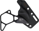 Acta Non Verba Knives M06 MIM Emergency Black M2 Steel Fixed Blade Knife w/ Sheath M06003