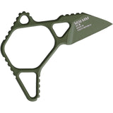 Acta Non Verba Knives M06 MIM Emergency Olive Green M2 Steel Fixed Blade Knife w/ Sheath M06004