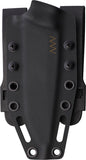 Acta Non Verba Knives M311 Spelter Tactical Brown Micarta Elmax Fixed Blade Knife w/ Sheath M311065