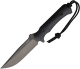 Acta Non Verba Knives M41 Military Black Micarta Elmax Fixed Blade Knife w/ Sheath M41001