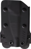 Acta Non Verba Knives P100 Black Skeletonized Sleipner Steel Fixed Blade Knife w/ Sheath P100036