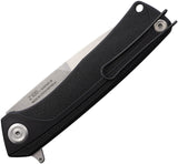 Acta Non Verba Knives Z100 Linerlock Black GRN Folding Sleipner Knife Z100051