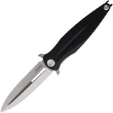 Acta Non Verba Knives Z400 Linerlock Black G10 Folding Sleipner Pocket Knife Z400011