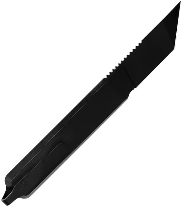 Arcform Alt:Cut Minimal Black Titanium S35VN Tanto Fixed Blade Knife 0170B
