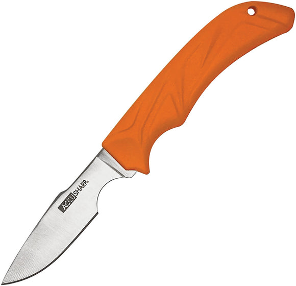 AccuSharp Caping Orange Stainless Steel Fixed Blade Knife 731C