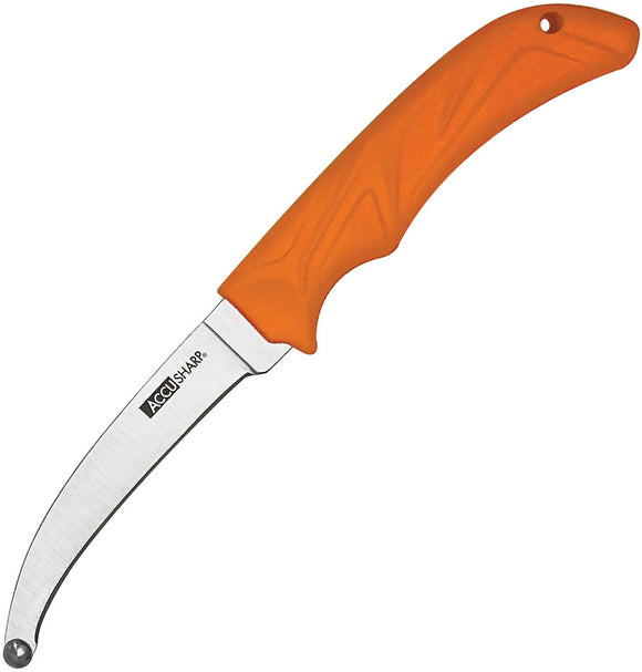 AccuSharp AccuZip Skinning Orange Stainles Steel Fixed Blade Knife 734C