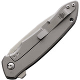 Attleboro Knives Berlin Strike Linerlock Titanium & Carbon Fiber Folding D2 Steel Knife 10301U