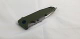 Artisan Predator Linerlock OD Green G10 Screwdriver D2 Tool Steel Knife 1706PGN