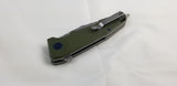 Artisan Predator Linerlock OD Green G10 Screwdriver D2 Tool Steel Knife 1706PGN