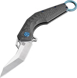 Artisan Cobra Linerlock Carbon Fiber S35NV Steel Green Liners Knife 1811GGNS