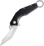 Artisan Cobra Linerlock Black D2 Tool Steel Silver Liners Folding Knife 1811PBKF