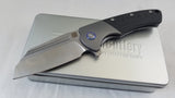 Artisan Mastiff Framelock Gray Titanium Folding S35VN Pocket Knife 1824GGYS