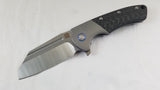 Artisan Mastiff Framelock Gray Titanium Folding S35VN Pocket Knife 1824GGYS