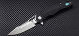 Artisan Pangolin Framelock Black Titanium Folding S35VN Pocket Knife 1826GBKS