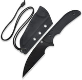 Artisan Sea Snake Blackout G10 AR-RPM9 Fixed Blade Knife w/ Sheath 1842BBBK