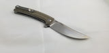 Artisan Arroyo Linerlock OD Green Micarta Folding AR-RPM9 Pocket Knife 1845PODG