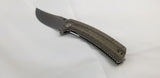 Artisan Arroyo Linerlock OD Green Micarta Folding AR-RPM9 Pocket Knife 1845PODG