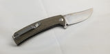 Artisan Arroyo Linerlock OD Green Micarta Folding AR-RPM9 Pocket Knife 1845PODG