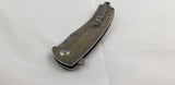 Artisan Arroyo Linerlock OD Green Micarta Folding AR-RPM9 Pocket Knife 1845PODG