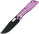 Artisan Beest Linerlock Purple Aluminum Folding AR-RPM9 Pocket Knife 1878PBVT