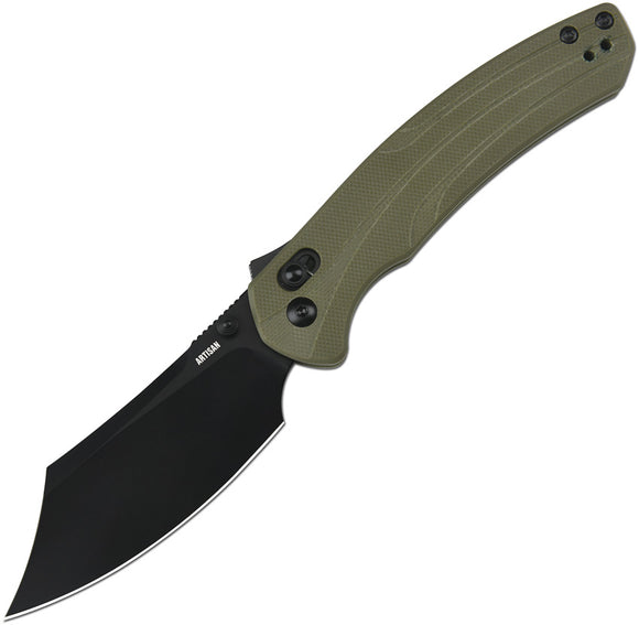 Artisan Simoon Recoil Lock V2 Green G10 Folding AR-RPM9 Pocket Knife 1882PBGN