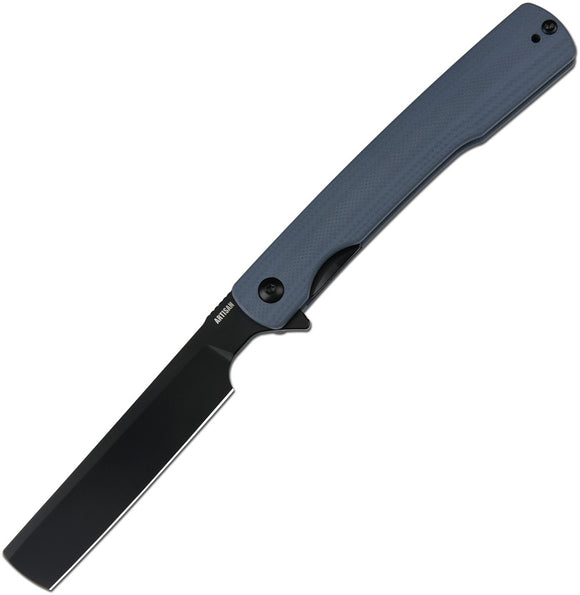 Artisan Orthodox V2 Linerlock Blue-Gray G10 Folding AR-RPM9 Pocket Knife 1883PBU