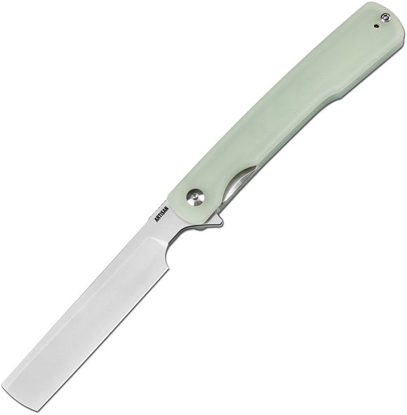 Artisan Orthodox V2 Linerlock Jade G10 Folding AR-RPM9 Pocket Knife 1883PNTG