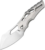 Artisan Tortoise Framelock Gray & Black Titanium Folding S35VN Pocket Knife 1884GBK