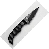 Auxiliary Manufacturing Karl Jr Deadhead Black G10 14C28N Fixed Blade Knife 003BK