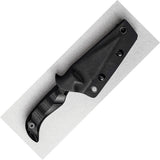 Auxiliary Manufacturing Karl Jr Deadhead Black G10 14C28N Fixed Blade Knife 003BK