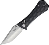 Auxiliary Manufacturing Coffin Tanto Crossbar Lock Dark Gray Aluminum Folding 14C28N Knife 010GRY