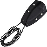 Auxiliary Manufacturing Runt Black G10 14C28N Fixed Blade Knife 011BLK