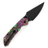 Tenable Knives Fenrir Top Linerlock Undead G10 Folding D2 Steel Pocket Knife B1034H17