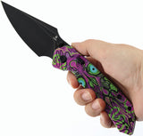 Tenable Knives Fenrir Top Linerlock Undead G10 Folding D2 Steel Pocket Knife B1034H17